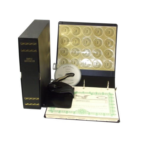Corporate Kit with Seal Embosser and Laser Wafer Seal (EC BLACK)
