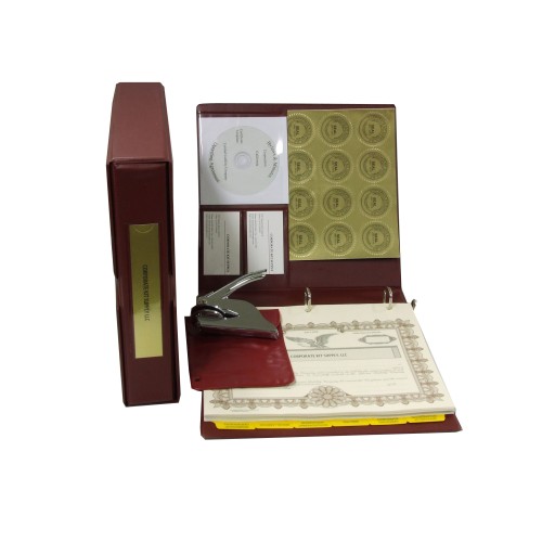 LLC Kit with Seal Embosser AND Laser Wafer Seal (VL Burgundy)