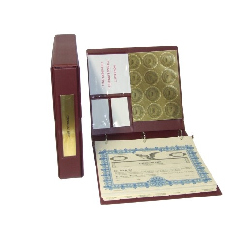 Non-profit Corporate Kit with Laser Wafer Seal (VL Burgundy)