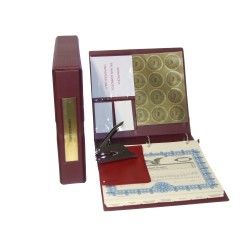 Non-profit Corporate Kit with Seal Embosser AND Laser Wafer Seal (VL Burgundy)