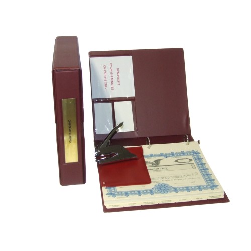 Non-profit Corporate Kit with Seal Embosser (VL Burgundy)