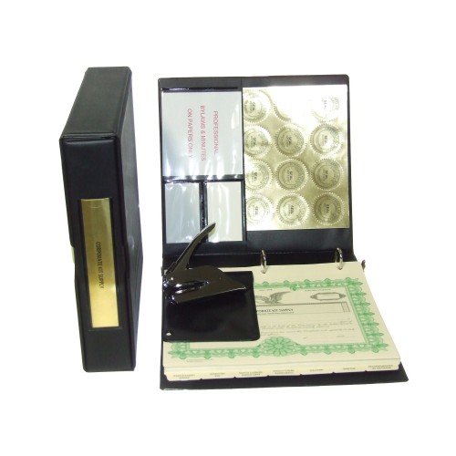 Professional Corporate Kit with Seal Embosser and Laser Wafer Seal (VL Black)