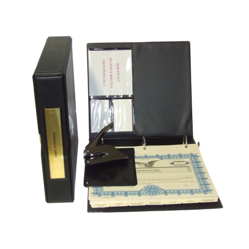 Non-profit Corporate Kit with Seal Embosser (VL Black)