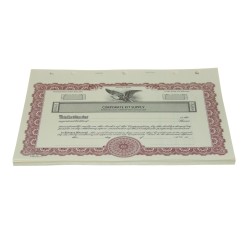 Goes Certificates - KG Series Burgundy Color