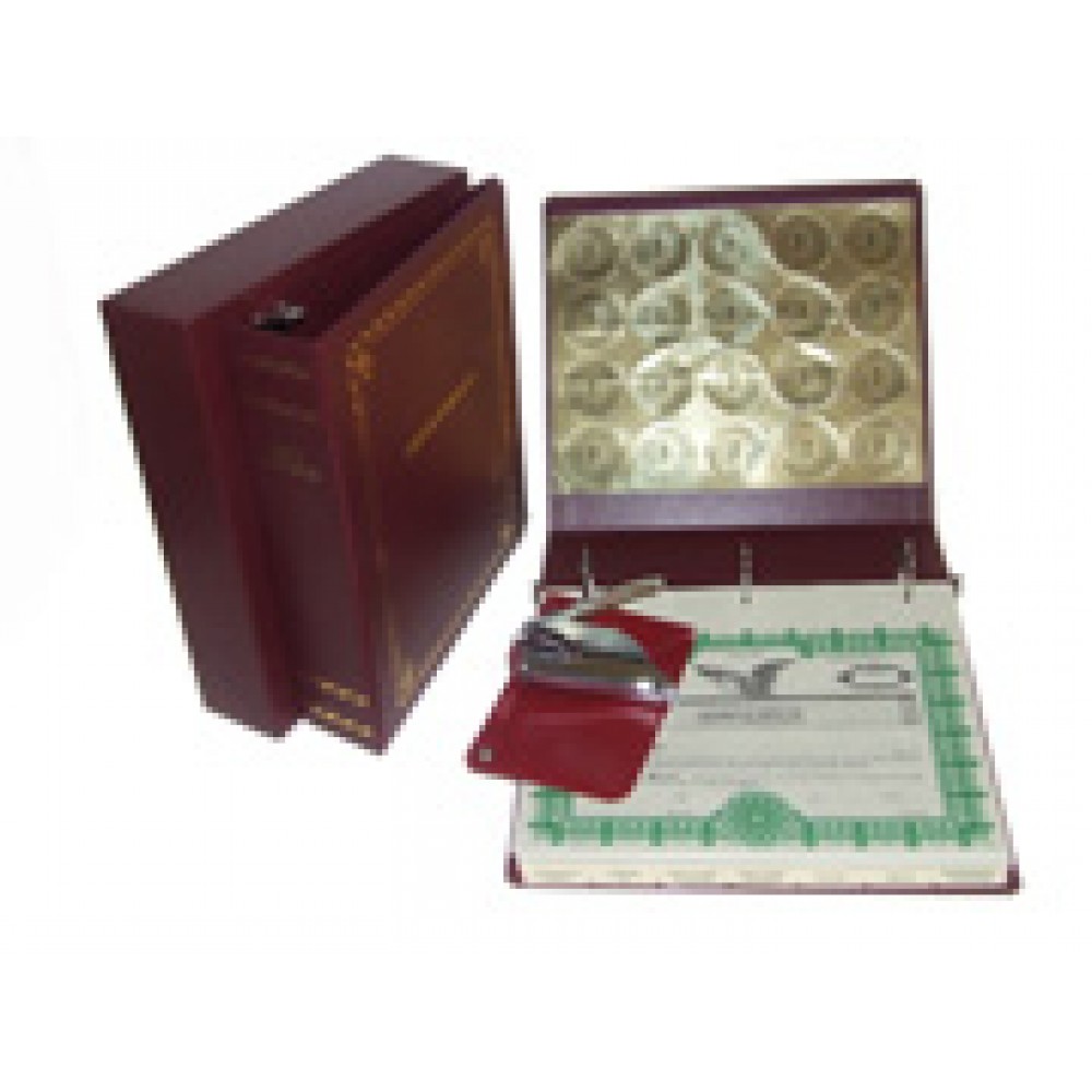 Professional Corporate Kit with Seal Embosser and Laser Wafer Seal (EC Burgundy)